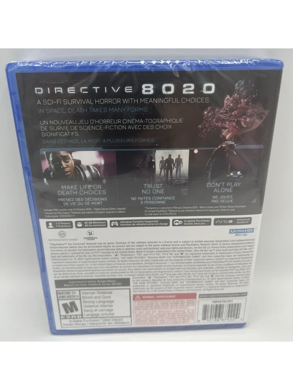 DIRECTIVE 8020 DELUXE EDITION PlayStation 5 (PS5) 2026 - New Sealed